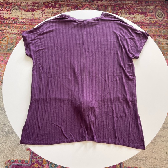 Time and Tru Purple Knot Tunic Top - Picture 4 of 4